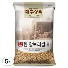 대구상회 국산 찰보리쌀, 4kg, 5개