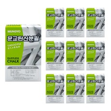 MUNGYO 碳酸粉筆, 100個, 白色, 100個