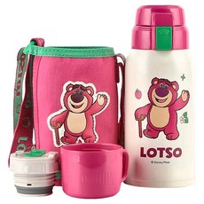 杯具熊 復古兒童保溫壺, 草莓熊, 1個