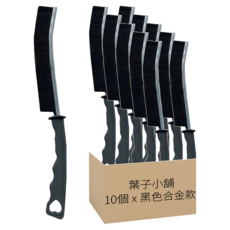 浴室清潔長條縫隙刷 23 x 3cm 10個, 黑色, 1組