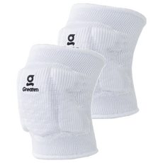 Greaten 極騰 球類護膝 EVA耐磨墊片 吸汗透氣, S, 白色, 1個