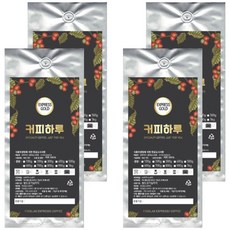 커피하루 EXPRESS GOLD 분쇄 커피, 핸드드립, 200g, 4개