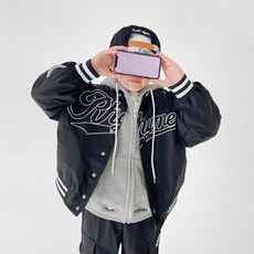 BerryCloset 三星棒球外套 男童 兒童 小學生 青少年 防風外套