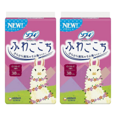 SOFY 蘇菲 輕柔乾爽護墊 粉玫瑰香, 14cm, 38片, 2包