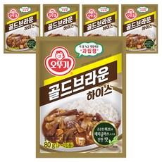 OTTOGI 不倒翁 黃金韓式燴飯醬調理包, 80g, 5個