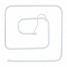 超實用省空間螺旋晾曬床罩被單架 方形 40*40cm, 白色