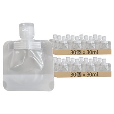 旅行用分裝袋 防水防潮 密封性強 防塵翻蓋 輕便好攜帶, 白色無香, 60個