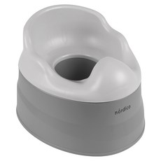 Nordico 孩童便盆, 3-8歲適用, PP材質, 灰色/深灰色