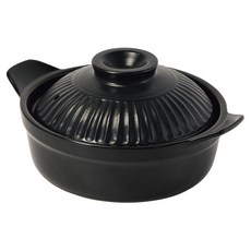珍珠金屬黑色陶瓷鍋 L-7504, 19cm, 1個