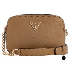 GUESS Noel Saffiano 相機斜揹包 RO3A32J, 灰褐色