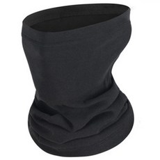 防寒刷毛運動保暖脖圍兼口罩, no1 黑色, 1個