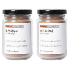 프롬벳 반려동물 소간 파우더 영양제, 100g, 눈물개선/눈건강, 2개