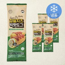 푸딩팩토리 찹쌀치즈 빅핫도그 (냉동), 130g, 1개입, 5개
