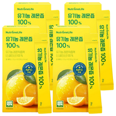 뉴트리원 유기농 레몬즙, 280g, 4개