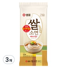 샘표 쌀 소면, 400g, 3개