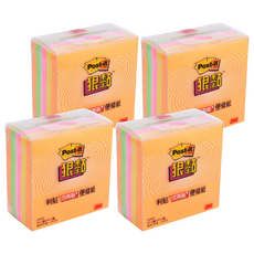3M Post-it 利貼 狠黏紙磚 2055S 50 x 50mm, 多色, 225張, 4組