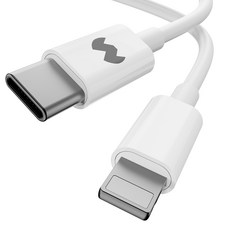 구스페리 c타입 to 라이트닝 8핀 아이폰 고속충전 케이블, 1m, 화이트, 1개