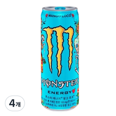 몬스터에너지 망고 로코, 355ml, 4개