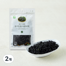 기장물산 유기식품 인증 해녀가 인정한 자른미역, 2개, 50g