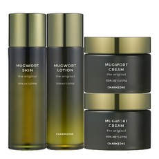 Charmzone Injin Wormwood D Original Skin 120ml + 乳液 120ml + 面霜 50ml x 2p + 購物袋套組, 1套
