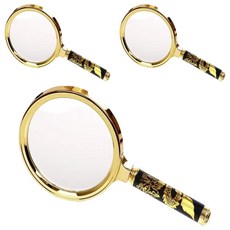 Dailycoo 閱讀用放大鏡 手柄放大鏡 80m, 3個, 單一商品