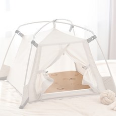 DDASUMI TENT 寵物防水雙面防滑居家地墊, 米色, 1個