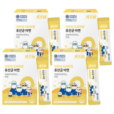 Kidsten 孩童鋅益生菌隨身包 蘋果口味, 60g, 4盒