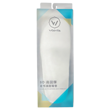 woawoa 8d高回彈止滑足弓減壓鞋墊-l-單雙, 1入