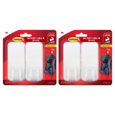 3M Command 無痕 3M 多用途掛鉤 特大 2入, 單一顏色, 2個