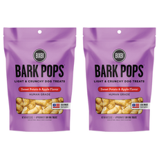 BIXBI 강아지 바크팝 간식, 고구마 앤 사과, 113g, 2개