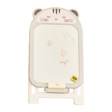 BeneBene 可愛貓咪 幼兒磁性畫板 + 數字磁鐵 + 板擦 + 專用收納盒, 灰色