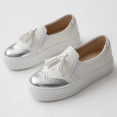 dangolunni 女款經典流蘇裝飾泰莉懶人鞋