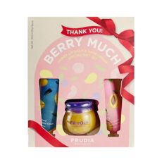 FRUDIA 唇手好朋友禮盒，藍莓護唇膏+芒果水蜜桃護手霜，深層滋潤保濕，禮物首選, 1盒