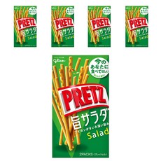 glico 格力高 PRETZ 百力滋 美味百利滋棒, 添加維他命、鈣、乳酸菌，好吃又不負擔的夾心餅乾, 69g, 5盒