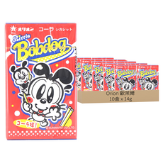 Orion 歐萊爾 可樂汽水味涼糖棒, 14g, 10盒