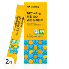 비타민마을 NFC 리얼100 유기농 레몬즙 레몬수 14p, 210g, 2개