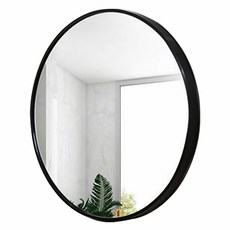 CATIS 浴室鏡圓鏡 50 單鏡, 黑色