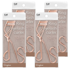 KAI 貝印 RING 19.5度睫毛夾 HC-3900, 玫瑰金, 4個