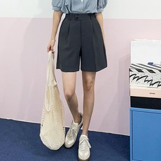 토마토팩토리 여성용 테드 하이웨스트 버뮤다 5부 하프 팬츠 슬랙스 20502