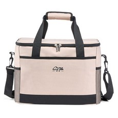 Tan Look Makemine 保溫保冷 大型露營包 軟式保冷袋 30L, 米色