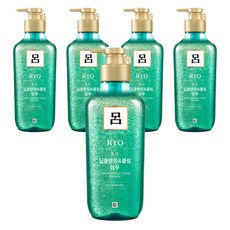 려 청아 딥클렌징 쿨링 샴푸, 550ml, 5개