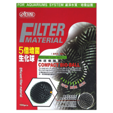 ISTA 伊士達 五倍培菌生化球 生化培菌過濾 培菌濾材 5倍培菌 生化球 I-254 100個, 1包