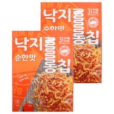 31건어물 수제 낙지롱칩 순한맛, 2개, 130g