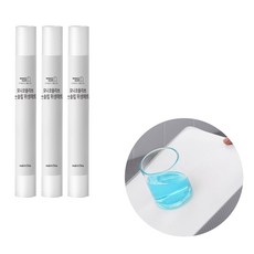 MONACO OLIVE 防滑衛生墊, 半透明, 3個