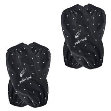 Toshi 左 2p + 右 2p 城市藝術套裝, 黑色