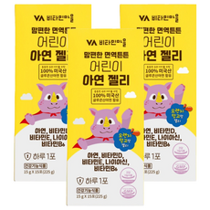 비타민마을 맘편한 면역튼튼 어린이 아연 젤리, 15회분, 3개