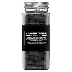 ADAMOUTDOOR 彈型拋棄式降噪隔音耳塞 14 x 25mm 黑色, 120顆, 1罐