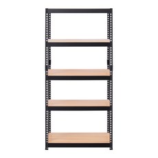 스피드랙 V2 선반 5단 900 x 400 x 2100 mm, 블랙앵글