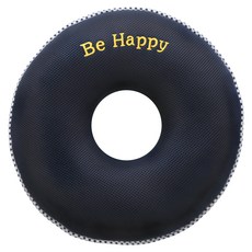 ISOLHOME 機能性空氣網眼甜甜圈坐墊, 海軍藍色(Be Happy款), 1個