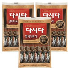 다시다 프리미엄골드 멸치디포리 12p, 60g, 3개